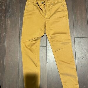 Madewell Mustard Yellow Skinny Pants